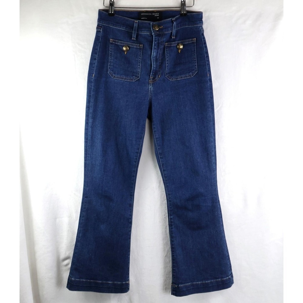 Veronica Beard Carson High Rise Ankle Flare Jeans Women's Size 28